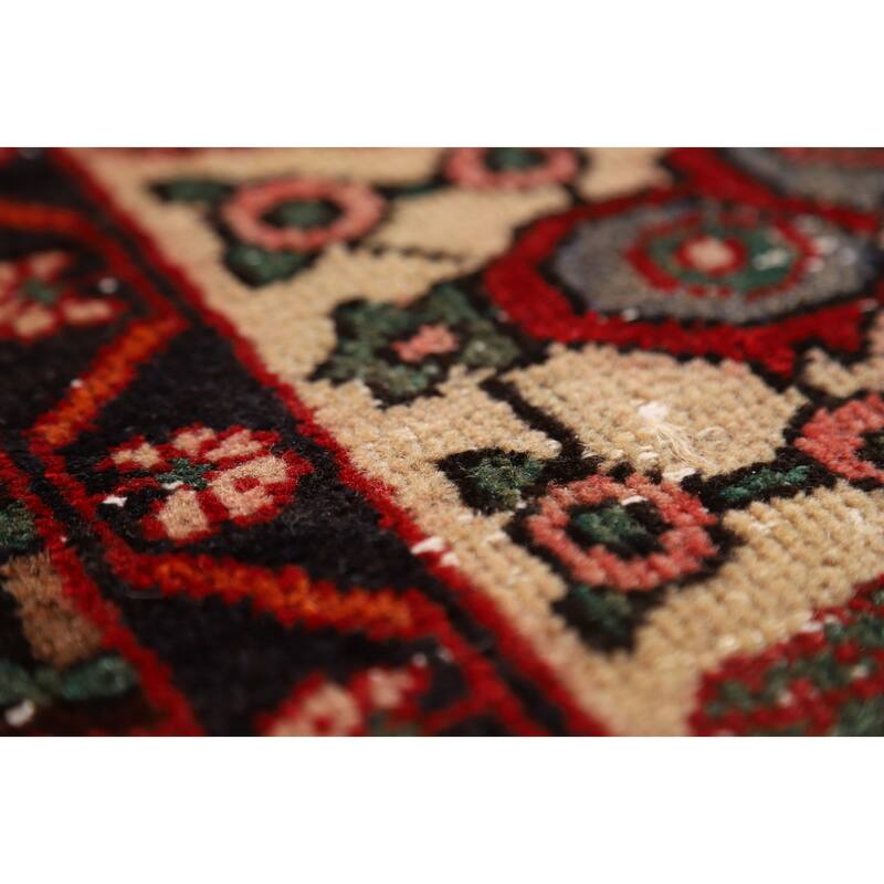 Red Bakhtiari Persian Area Rug Hand-Knotted Wool Carpet - 4'11" x 7'1"