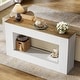 preview thumbnail 21 of 32, Modern Console Table, 55-Inch Wood Entryway Table with Storage