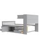 preview thumbnail 49 of 52, Full Size Storage Platform Bed Captain Bed with 4 Drawers and Storage Headboard, Wood Slats Support No Box Spring Needed