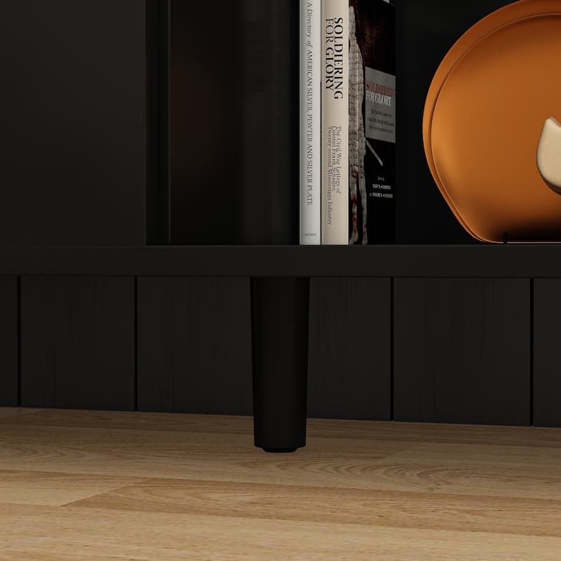 Ambient Electric Fireplace and Durable TV Stand Energy Efficient
