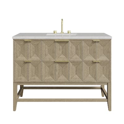 James Martin Vanities D100-V48-3EJP Emmeline 48" Single Basin Ash Wood