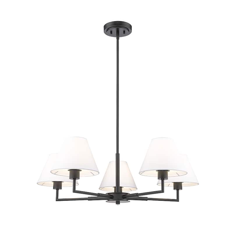 Z-Lite 744-34R Leila 5 Light 34" Wide Chandelier