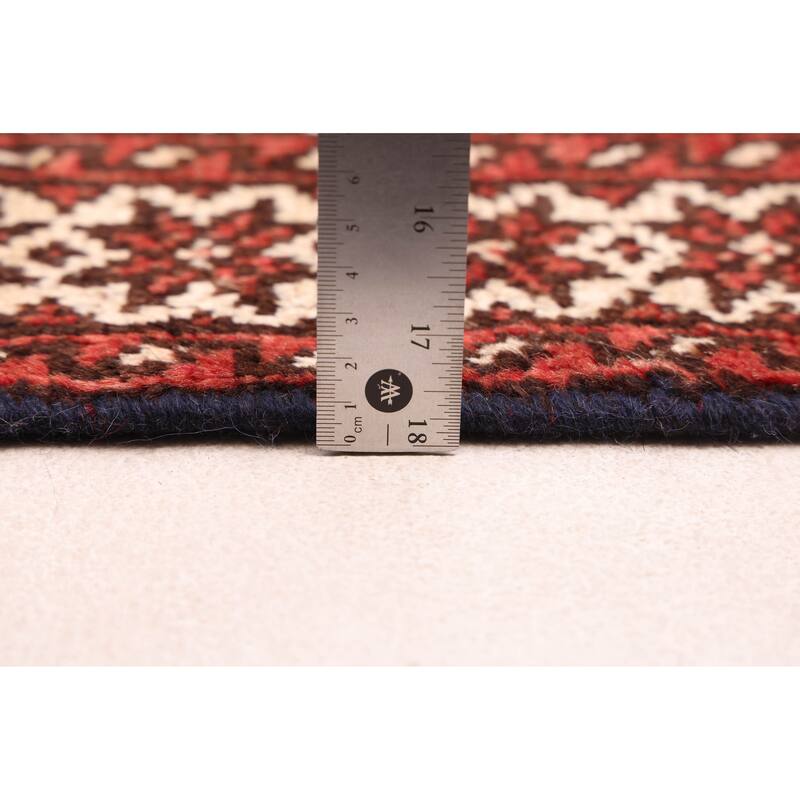 ECARPETGALLERY Hand-knotted Andelz Red Wool Rug - 3'10 x 6'5