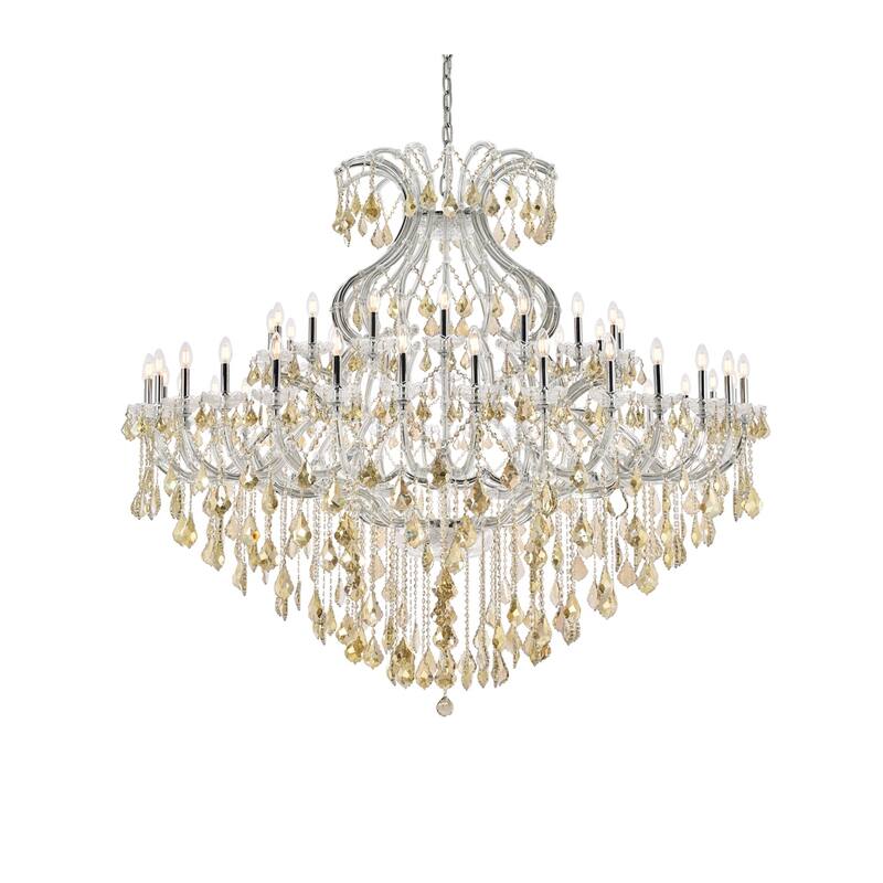 Fleur Illumination Collection Chandelier D:72in H:60in Lt:49 Chrome Finish