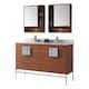 Option Walnut/Polished Chrome