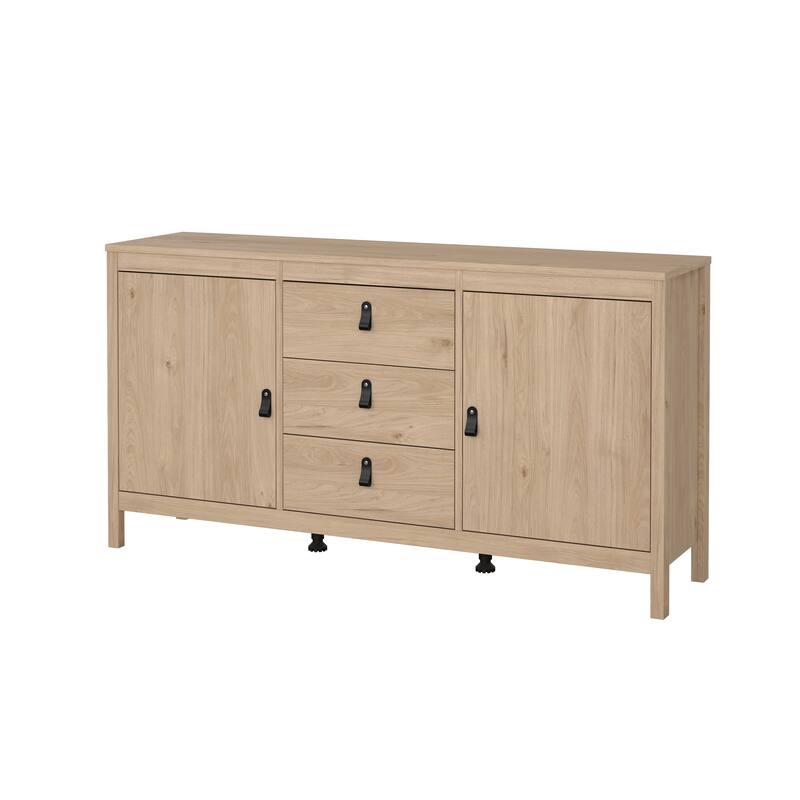 Porch & Den Madrid 2-Door Sideboard with 3-Drawers