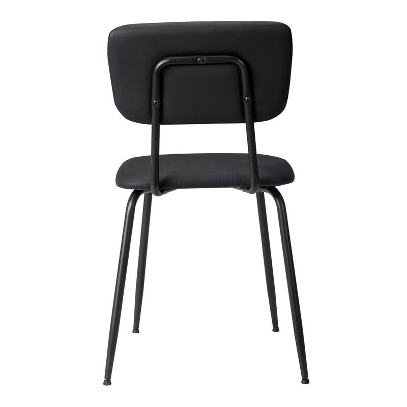 Iron Modern Padded Office Chairs Adjustable Foot Pads Set