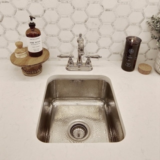 Orwell Crafted Stainless Steel 17" Single Bowl Undermount Kitchen Sink