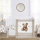 preview thumbnail 1 of 4, Sweet Jojo Designs Boho Teddy Bear Boy, Girl, Gender Neutral 4pc Nursery Crib Bedding Set -Brown, Watercolor Wholesome Aesthetic