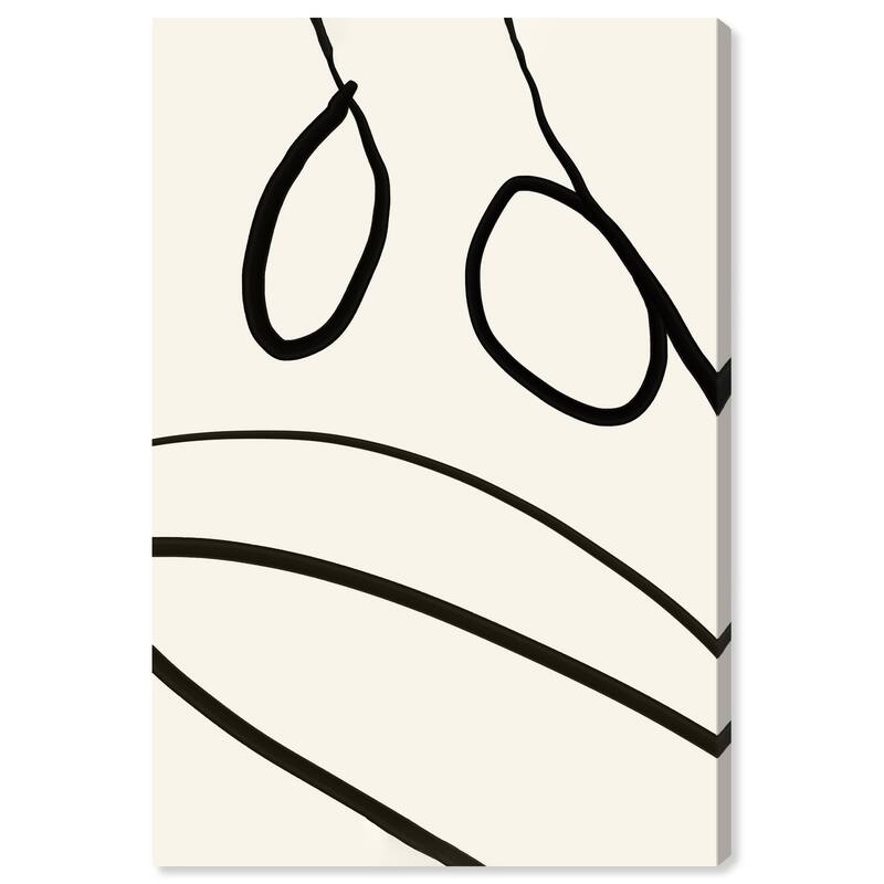 Wynwood Studio Canvas Abstract Safety Pins Black and Modern & Contemporary Wall Art Canvas Print