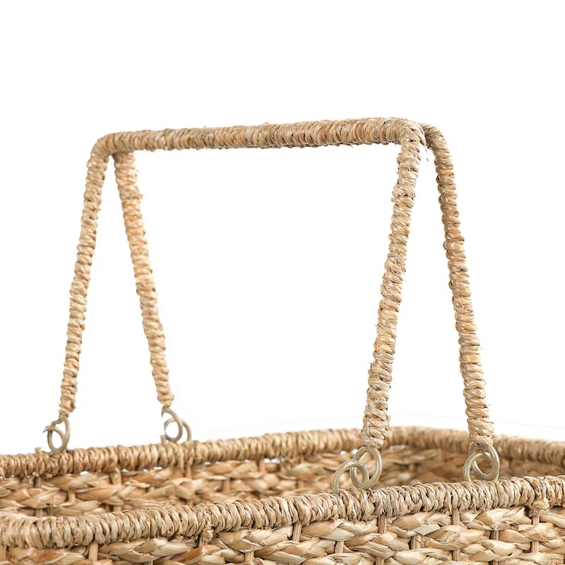 Woven Rattan Stair Basket