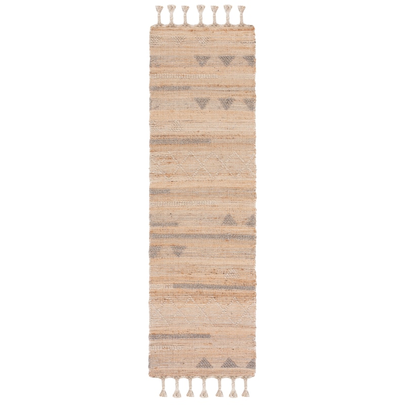 SAFAVIEH Handmade Natura Astride Jute Braided Tassel Rug