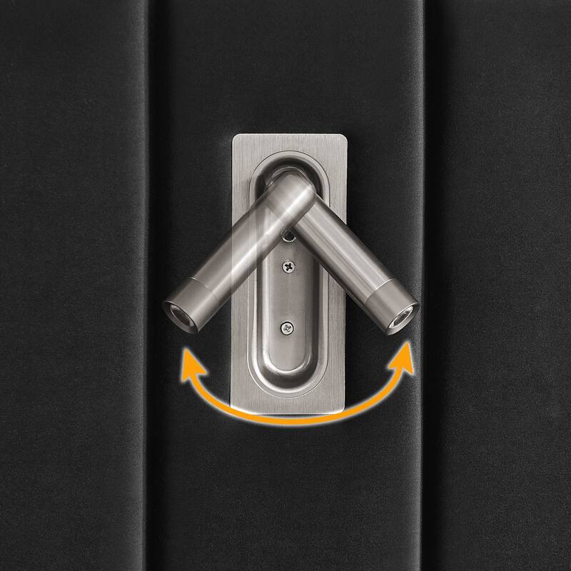 King Size Upholstered Bed Frame with Velvet Fabric