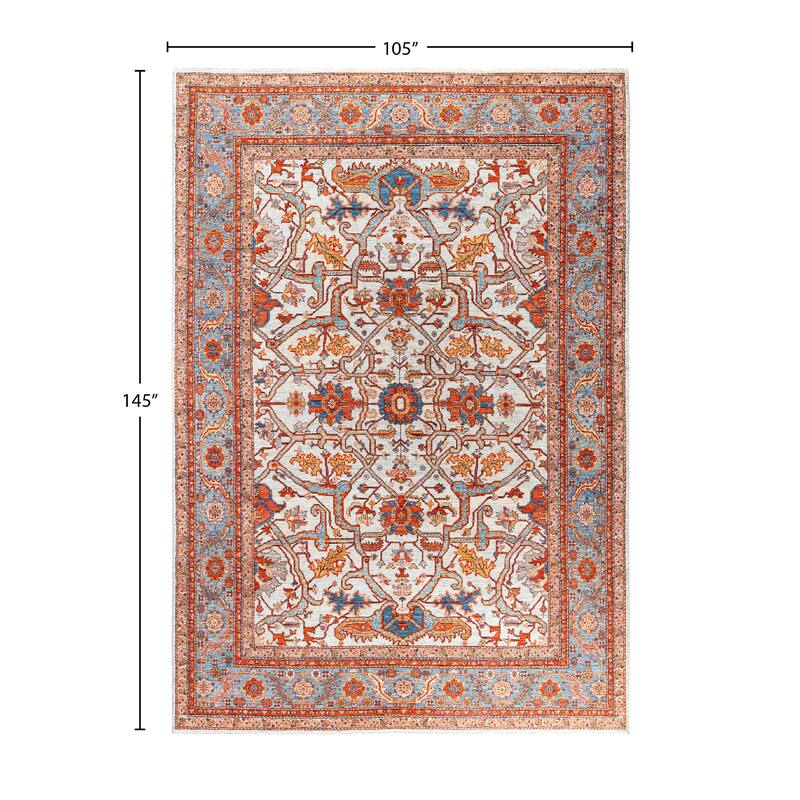 Serapi One-of-a-Kind Hand-Knotted Area Rug - Ivory - 8' 9" x 12' 2"