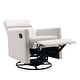 preview thumbnail 48 of 49, Roomfitters Modern Upholstered Rocker Nursery Chair, Plush Seating Glider Swivel Recliner Chair, Beige