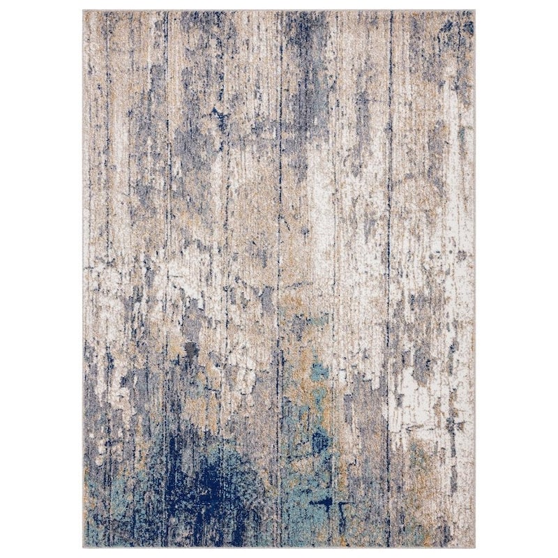 Luxe Weavers Beverly Collection Multicolor 8x10 Abstract Area Rug - 8' x 10'/Surplus
