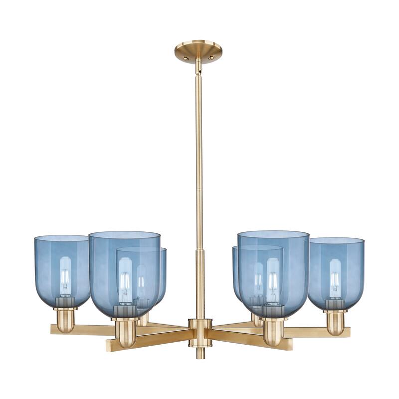 Innovations Lighting Endless Possibilities Arcadia - Bella - 6 Light 35" Stem Hung Chandelier
