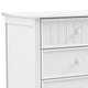 preview thumbnail 10 of 13, Furniture of America Giorgos 2-Piece White Solid Wood Twin over Twin Bunk Bed and Dresser Kids Bedroom Set