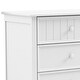 preview thumbnail 10 of 15, Furniture of America Oryas 2-Piece White and Natural Solid Wood Twin over Twin Bunk Bed and Dresser Kids Bedroom Set