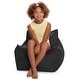 preview thumbnail 9 of 89, Bean Bag Chair for Kids, Teens and Adults, Comfy Chairs for your Room Newport Chair - Black