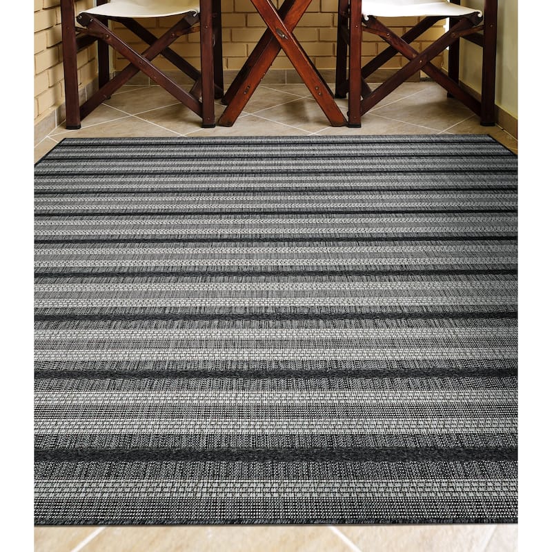 Ravine Edgemont Dark Gray Indoor/Outdoor Area Rug