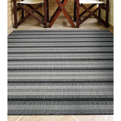 Ravine Edgemont Dark Gray Indoor/Outdoor Area Rug