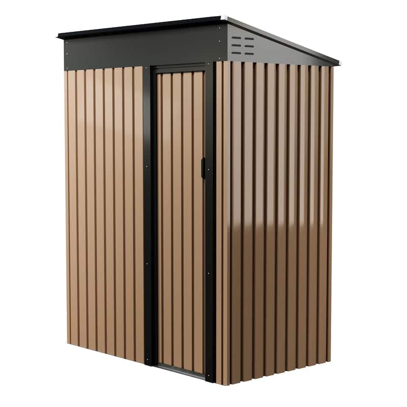 Outdoor Storage Shed,Lockable Metal Storage Shed for Garden,Patio,Backyard