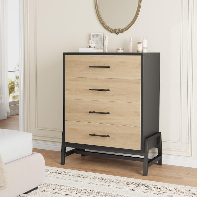 4/6/7 Drawer Dresser for Bedroom, Freestanding Wooden Storage Chest