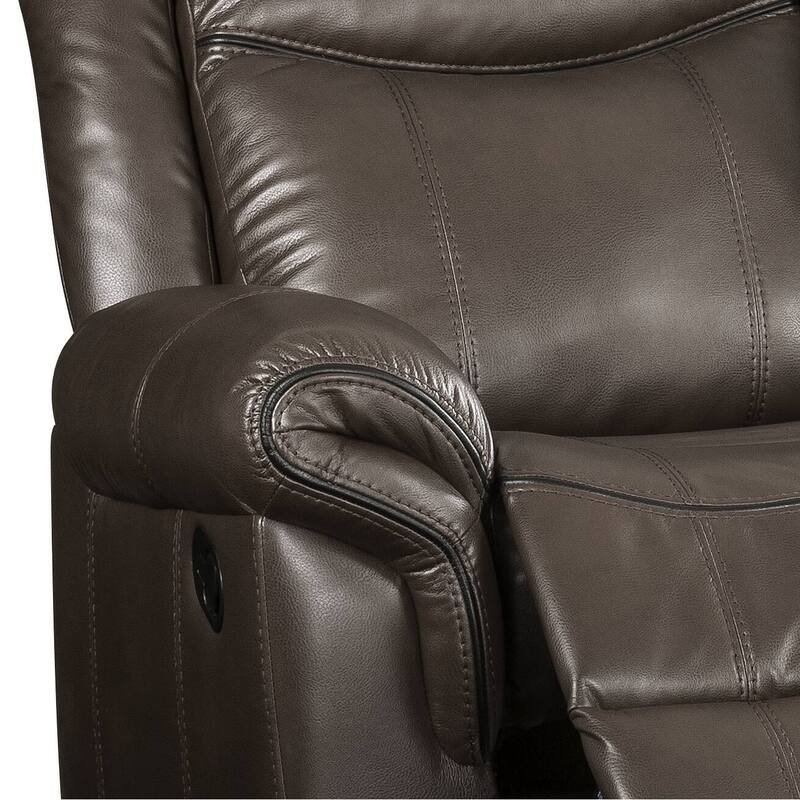 Brown Chenille Loveseat With 2 Matching Color Toss Pillows