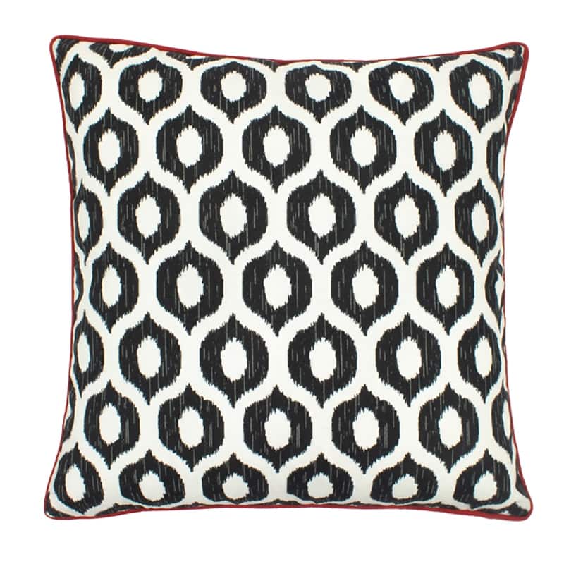 Jiti Outdoor Waterproof Sunbrella Bohemian Eclectic Bold Eye Patterned Square Throw Pillows Cushions for Pool Patio Chair