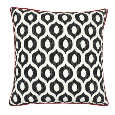 Jiti Outdoor Waterproof Sunbrella Bohemian Eclectic Bold Eye Patterned Square Throw Pillows Cushions for Pool Patio Chair