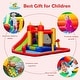 preview thumbnail 5 of 7, Inflatable Water Slide Jumper Bounce House with Ocean Ball without Blower - 14' x 13' x 7.5' (L x D x H)