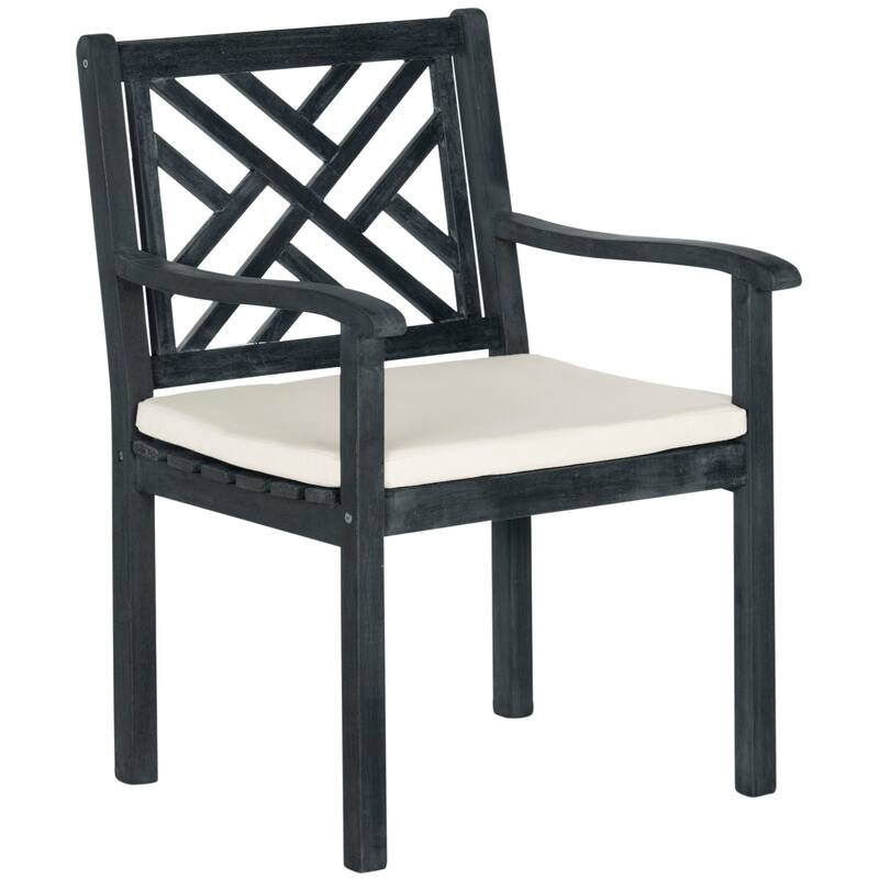 SAFAVIEH Outdoor Mali Acacia Wood 5-Piece Dining Set - 35Wx35Dx30H