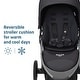 preview thumbnail 14 of 14, Gia XP Luxe 3-Wheel Travel System - Midnight Moon -Black-Grey