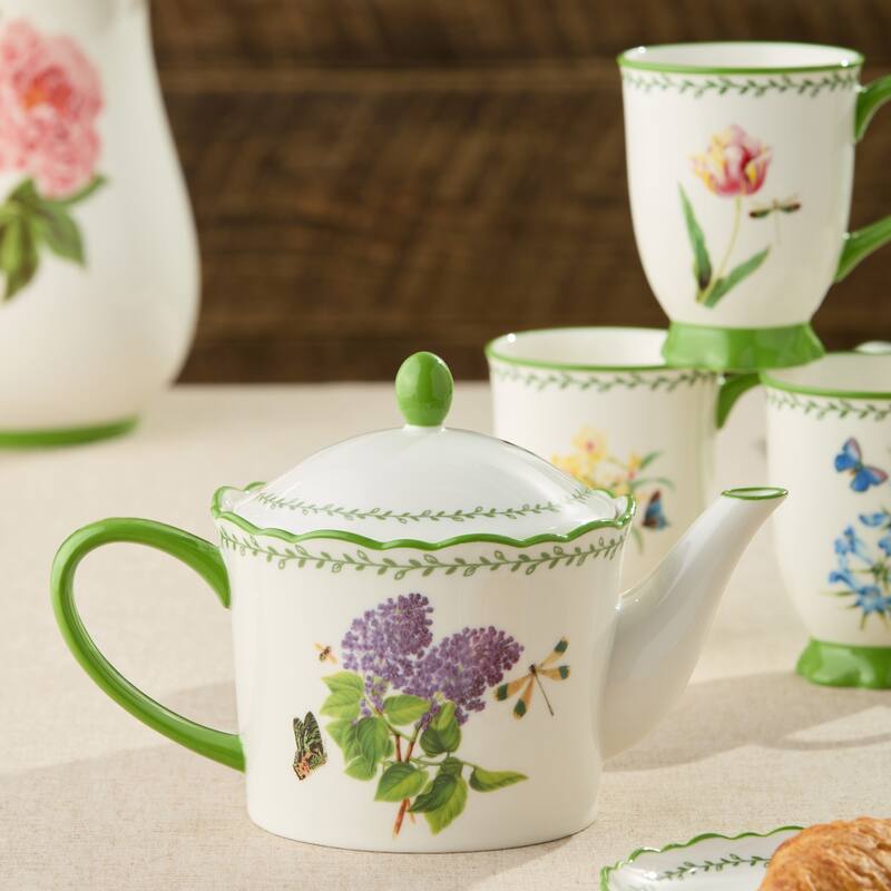 Certified International Mirabella 36 oz.Teapot - 10.25"L x 5.75"W x 6.75"H