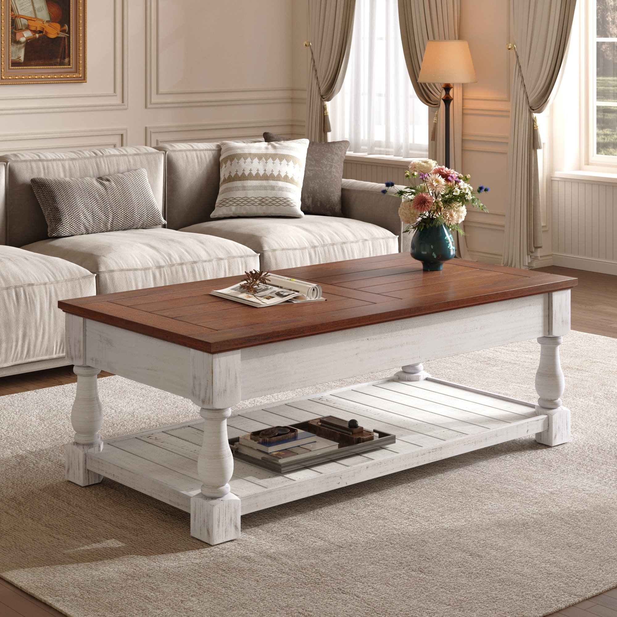 Option Antique Espresso,Antique White