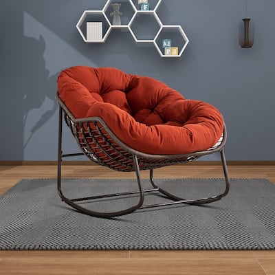Modern Classic Egg Rocking Chair, Indoor/Outdoor Use