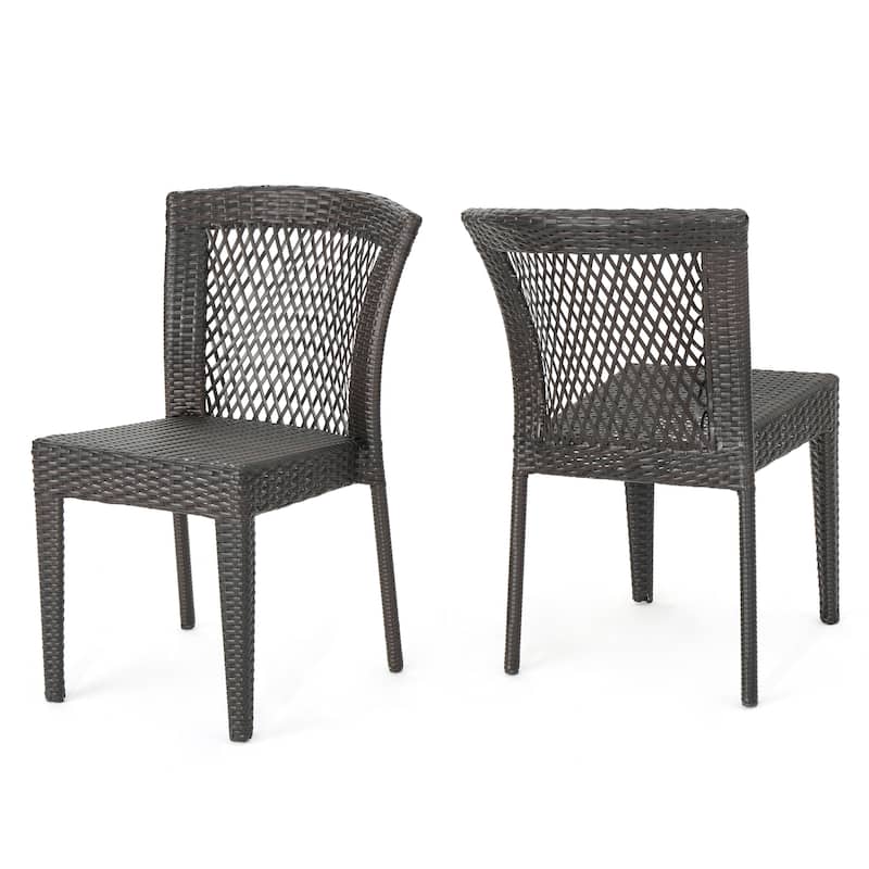 Dusk Outdoor Wicker Chair Set by Christopher Knight Home - Assembled