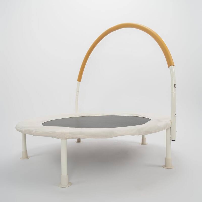 36 Inch Kids Bouncer Trampoline with Handlebar - Indoor Outdoor Toddler Mini Trampoline for Active Play