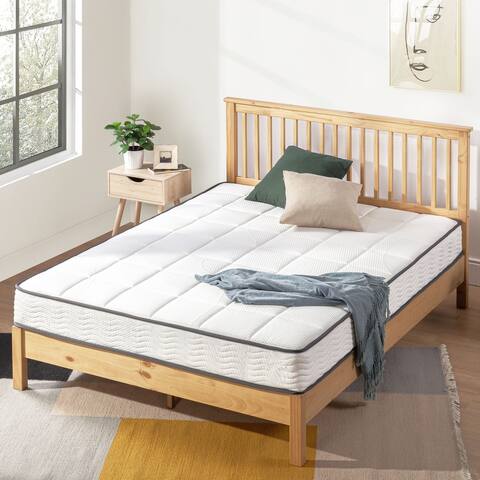 Crown Comfort 8 Inch Bonnell Spring Mattress with Comfort Foam Top