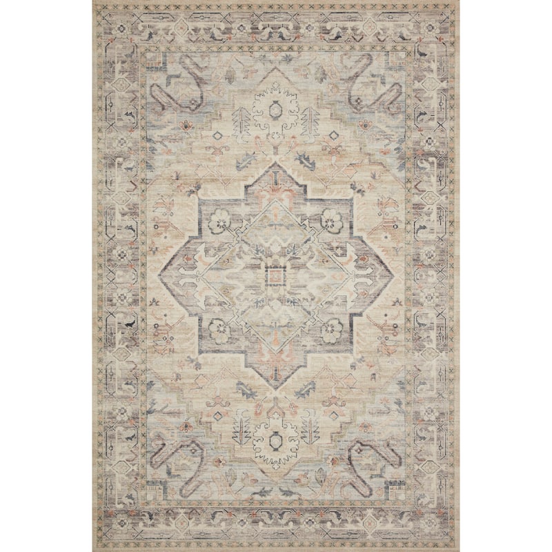 Alexander Home Venetian Printed Star Persian Distressed Rug