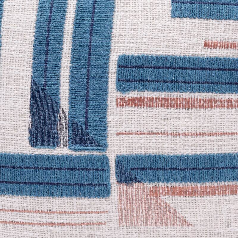 Sevita Stacy Garcia Modern Geometric Handmade Decorative Throw Pillow