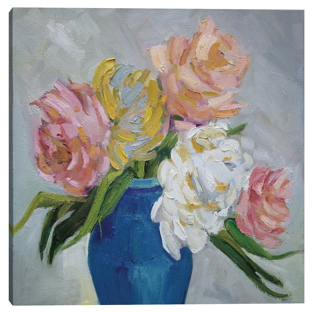 Smell the Rose Crop REV by Alexi Fine Canvas Art Print