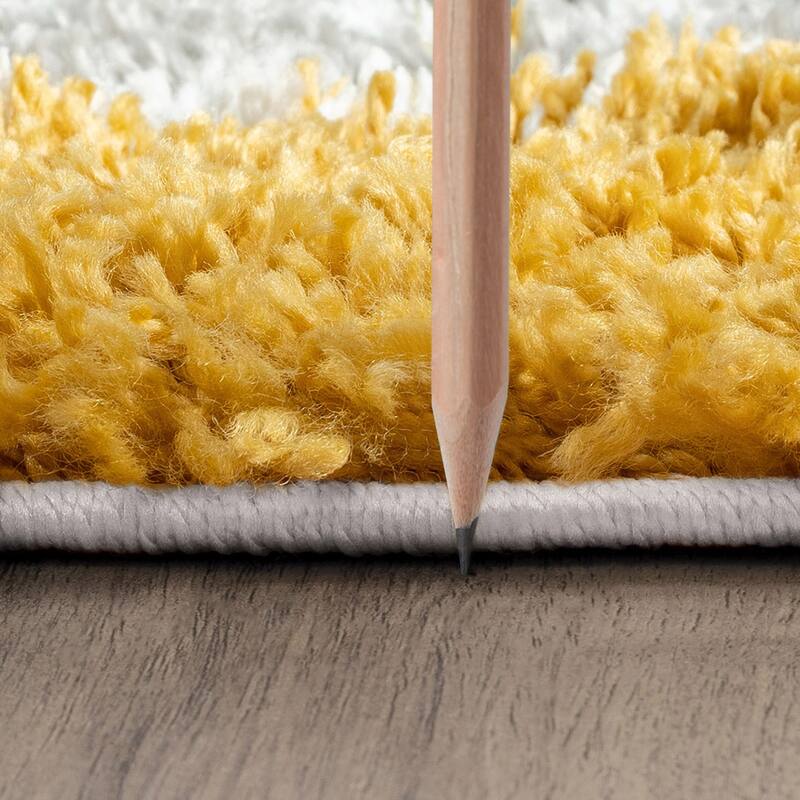 Upscale Shag Modern & Contemporary Geometric Indoor Area Rug