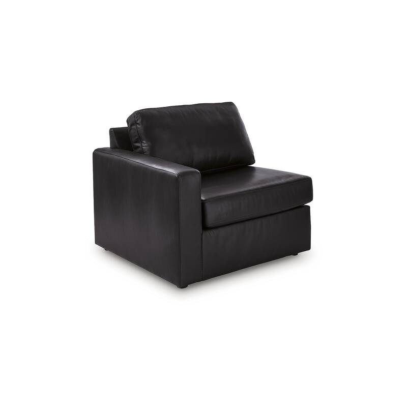 Signature Design by Ashley ModMax II Black 3-Piece Sectional Sofa with Storage Console - 93"W x 38"D x 36"H