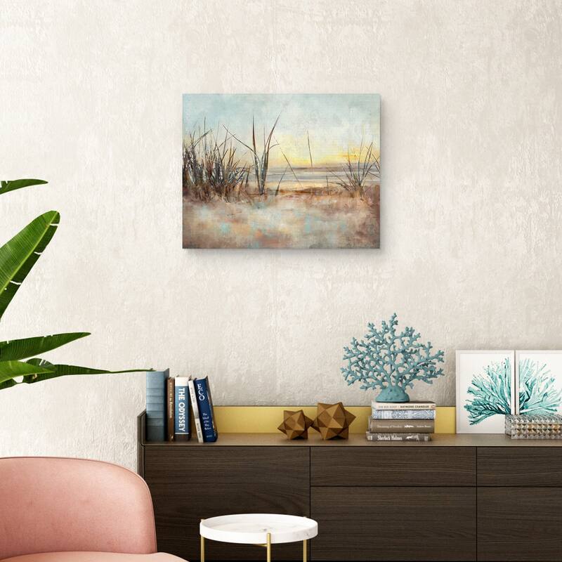 Sunset Beach by Studio Arts Canvas Art Print
