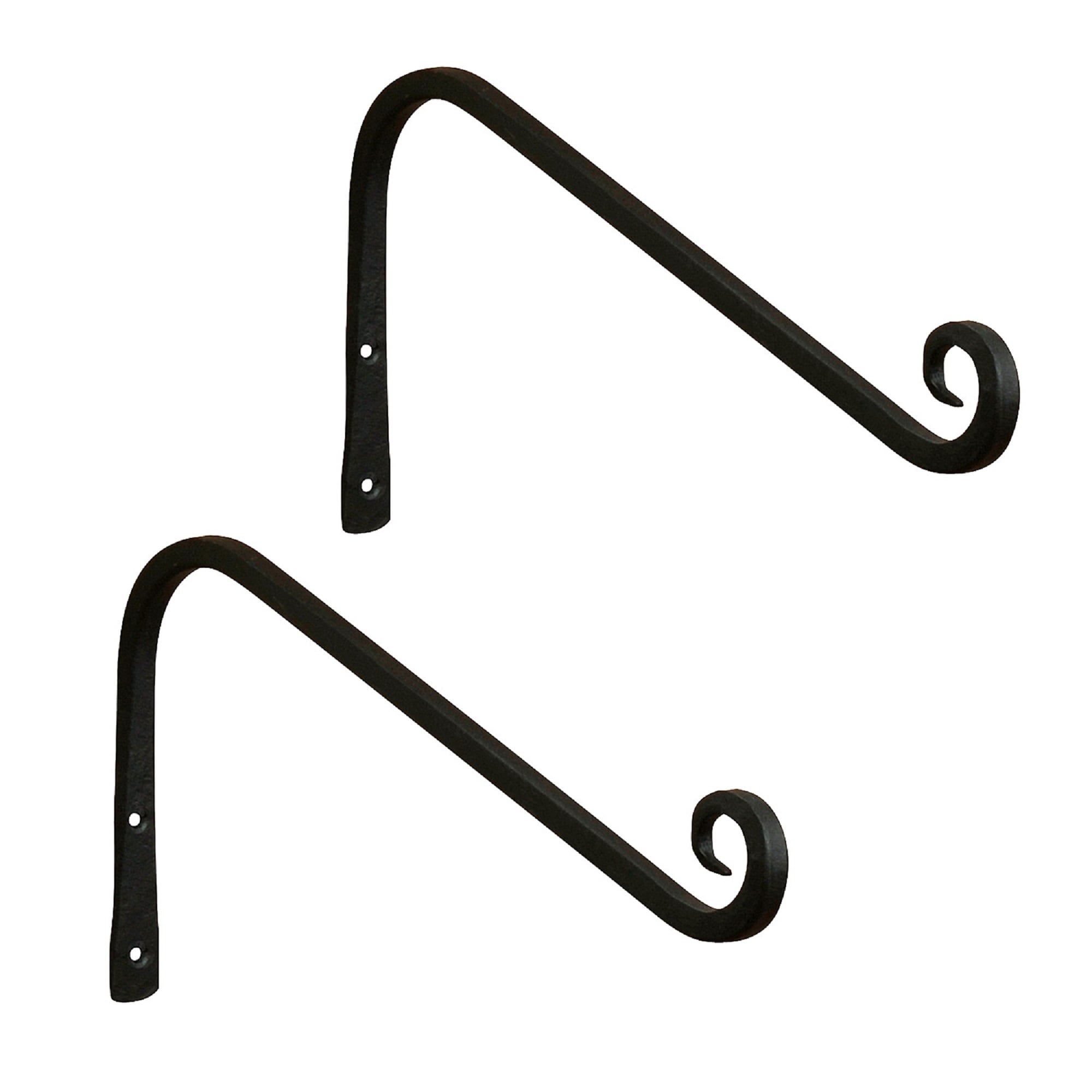 Achla Designs Lodge Wrought Iron Up-Curled  Wall Bracket Hook