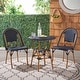 preview thumbnail 2 of 26, SAFAVIEH Outdoor Living California 3 Piece Bistro Set Navy