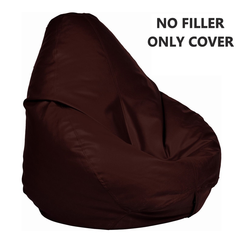 Leatherette Bean Bag Cover Without Filler by Ample Decor - On Sale - Bed  Bath & Beyond - 32390275