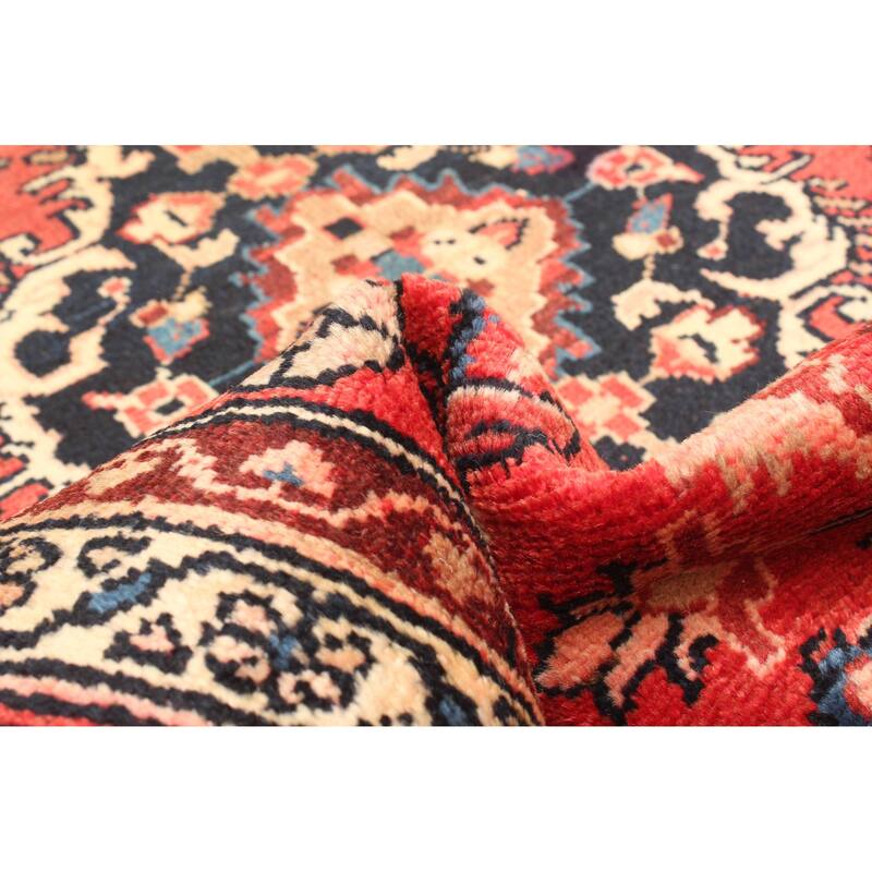 ECARPETGALLERY Hand-knotted Andelz Red Wool Rug - 2'8 x 10'4